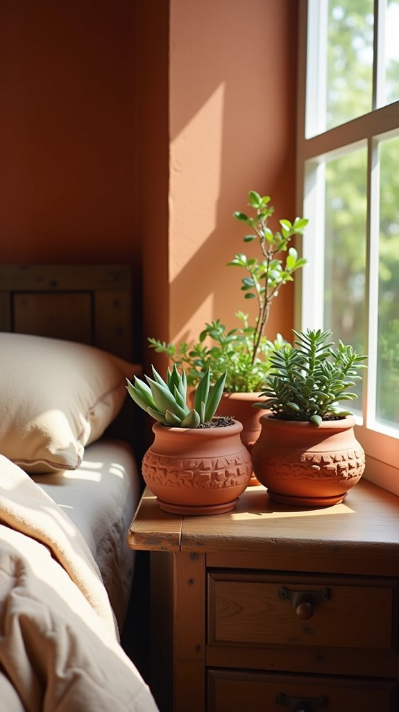 terracotta clay planters enhance