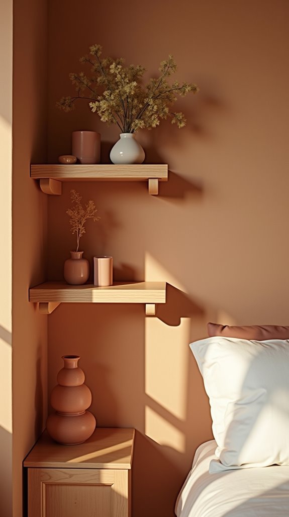 terracotta shelf brackets elegance