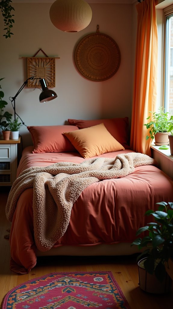 texture enhances bedroom ambiance