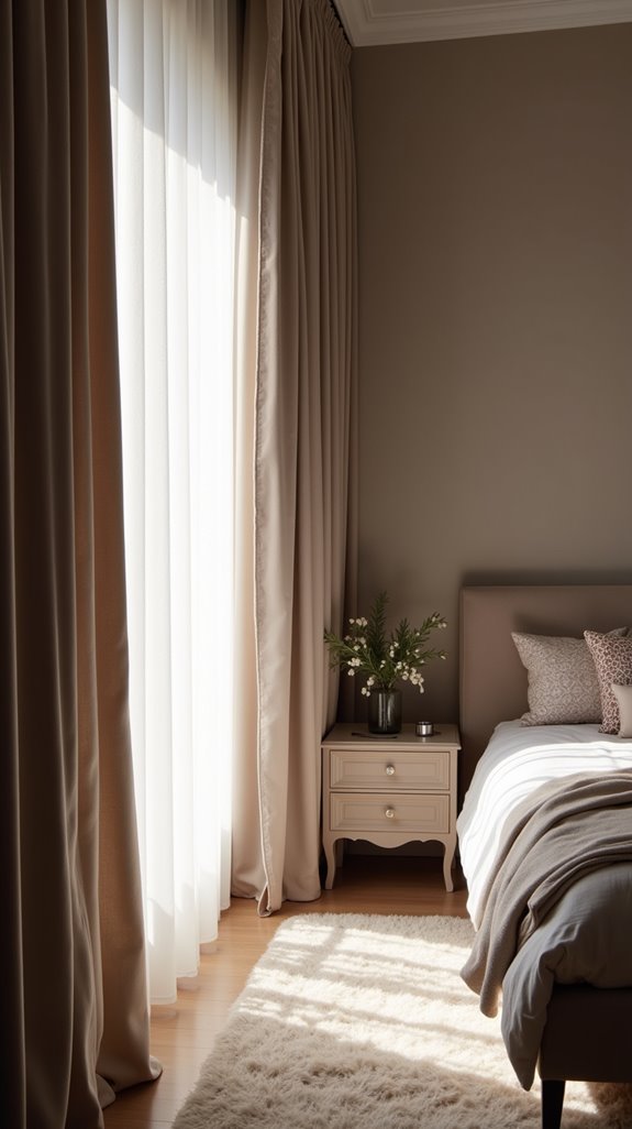 textured curtains elevate ambiance