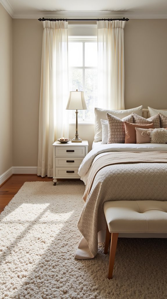 textured rugs enhance comfort