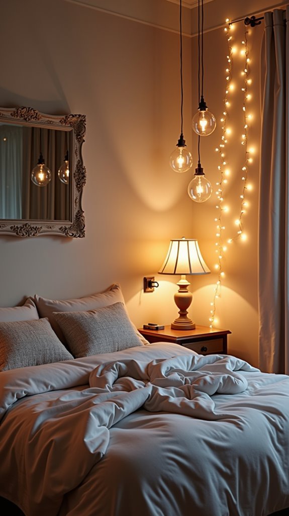 thoughtful small lighting choices