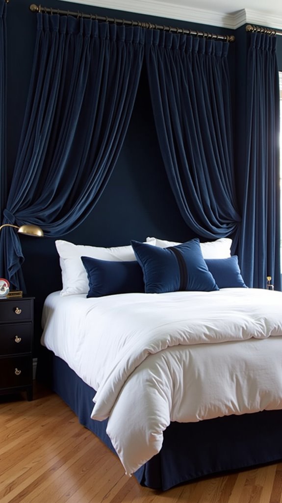 timeless navy blue sophistication