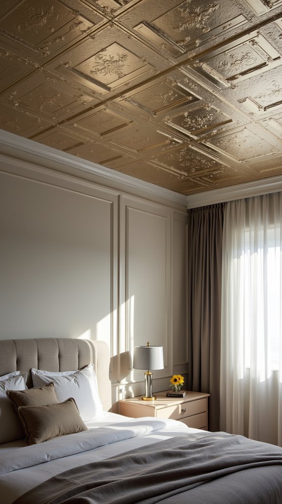 timeless vintage ceiling panels