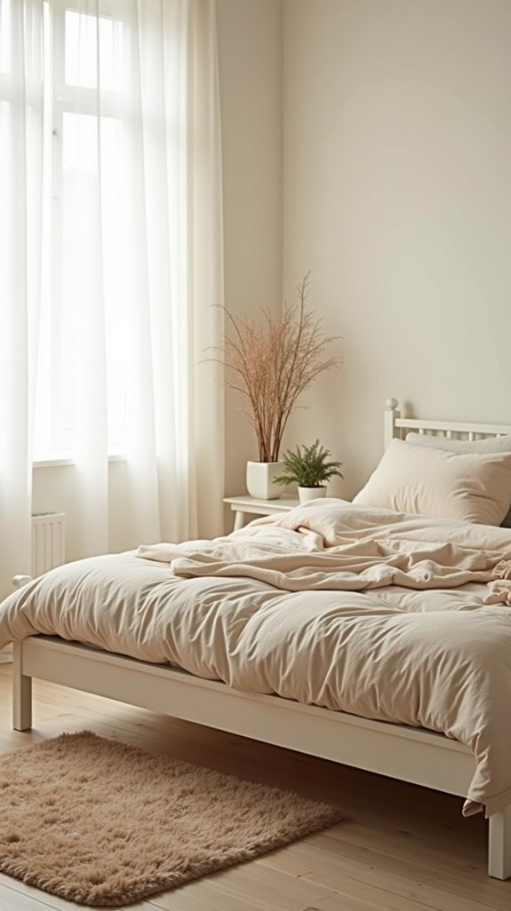 tranquil beige and white retreat