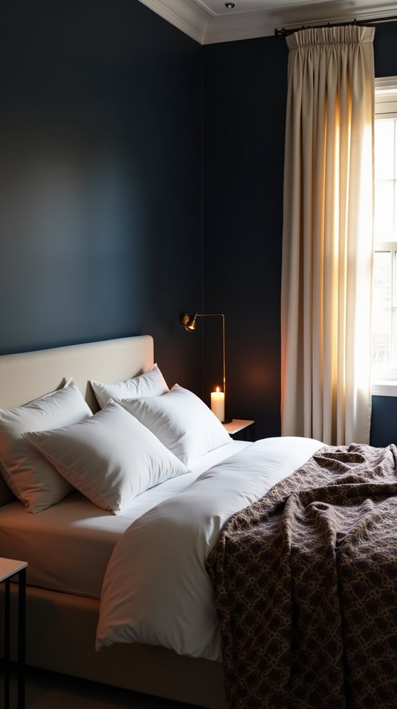 tranquil deep navy sanctuary