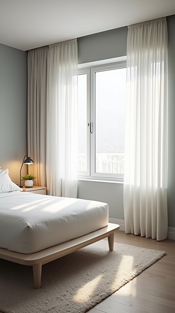 tranquil functional bedroom lighting