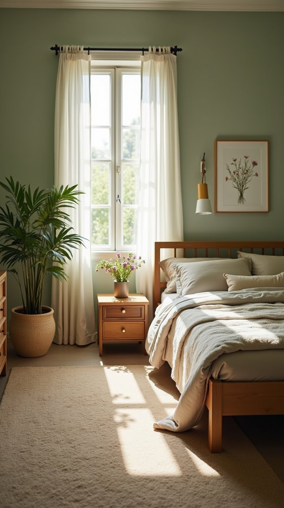 tranquil sage green sanctuary