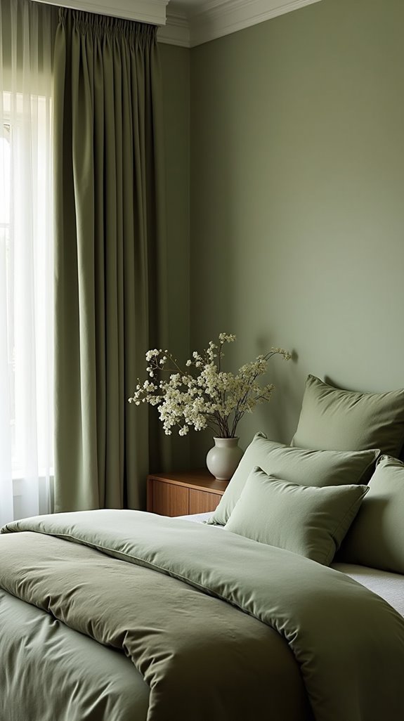 tranquil sage green sanctuary