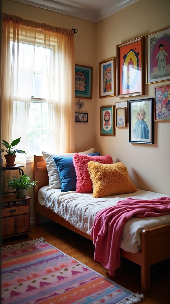 transform bedroom with art