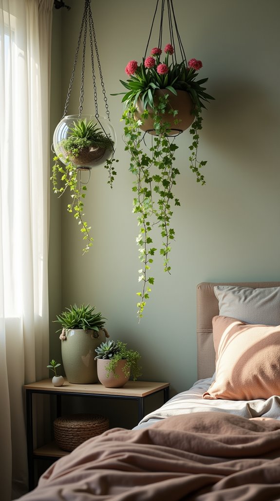 transform bedroom with succulents