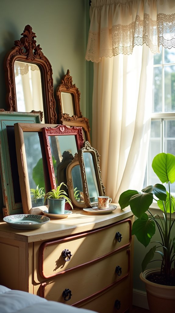 transform decor with upcycled mirrors