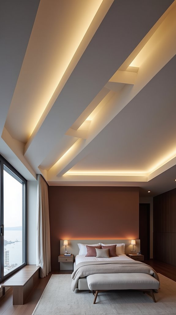 transformative floating ceiling panels