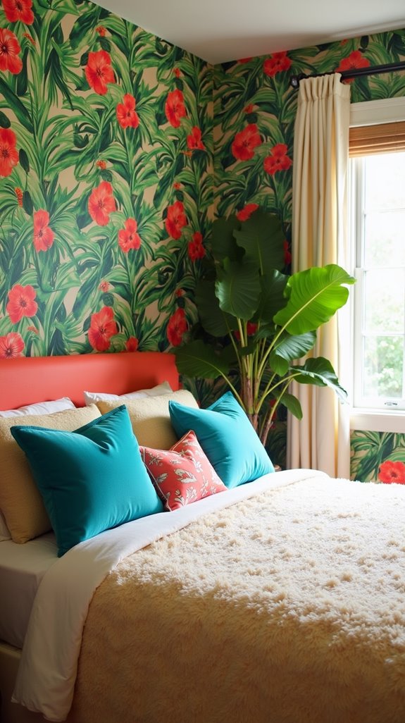 tropical bedroom decor transformation