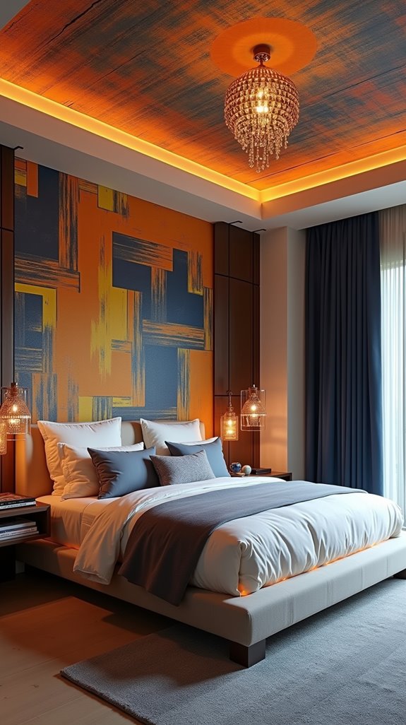 unique ceiling wallpaper ideas