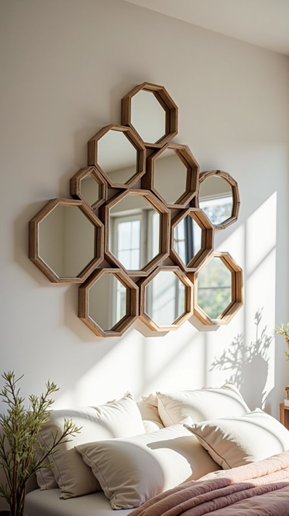 unique clustered mirror arrangements