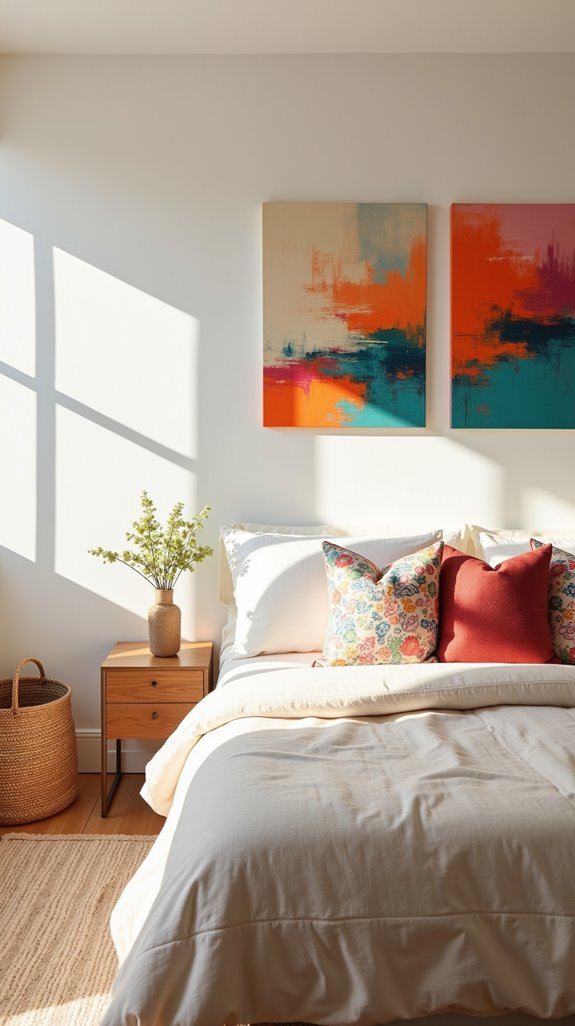 vibrant art transforms spaces