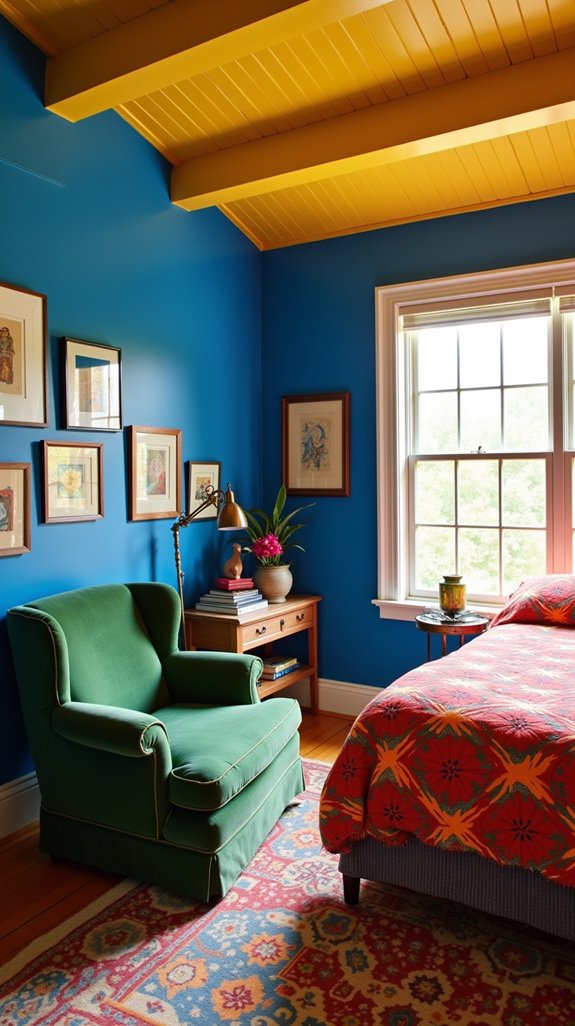 vibrant attic color inspiration