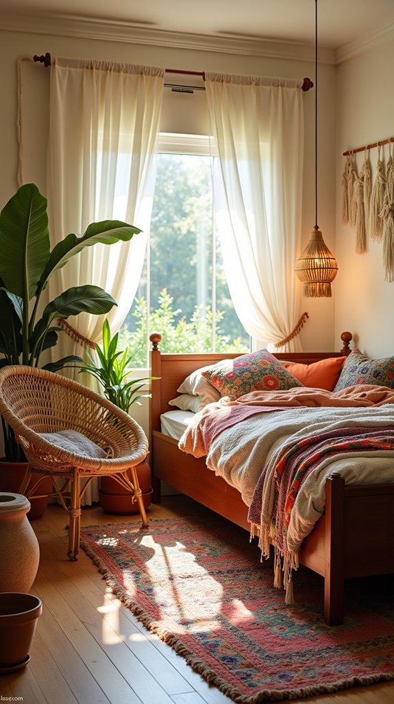 vibrant bohemian chic sanctuary