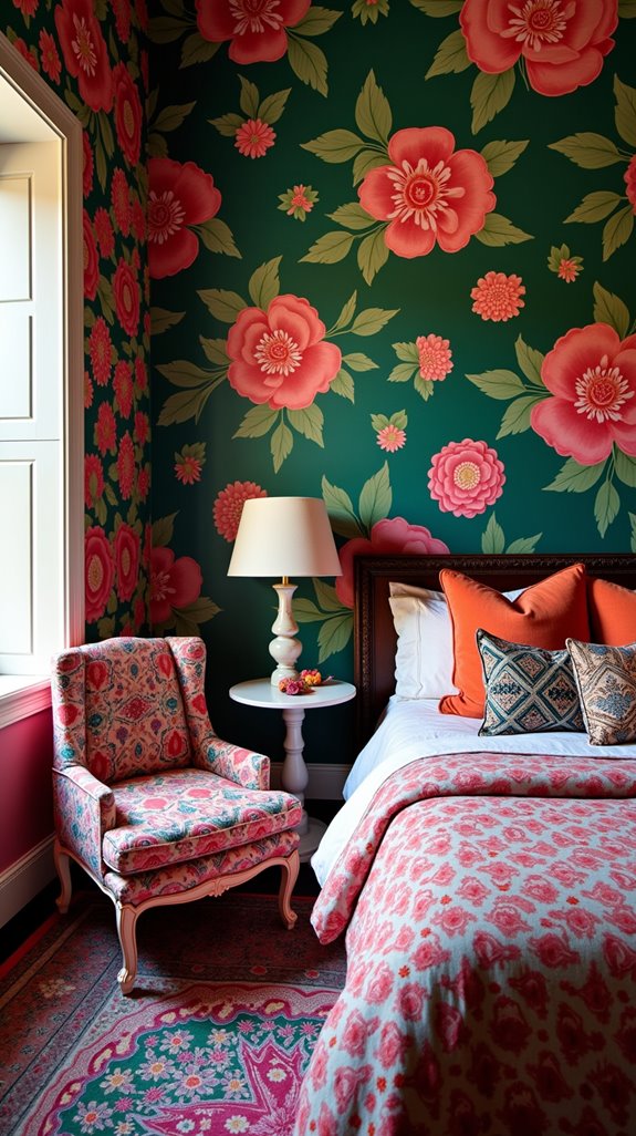 vibrant bold wallpaper choices