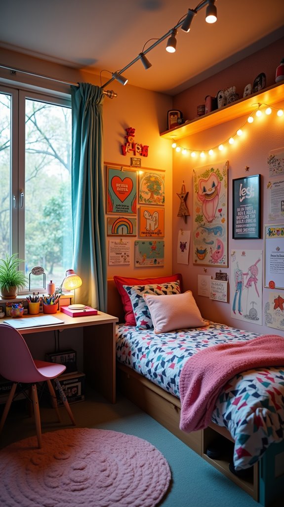 vibrant diy craft zone