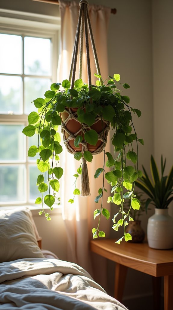 vibrant easy care bedroom plant