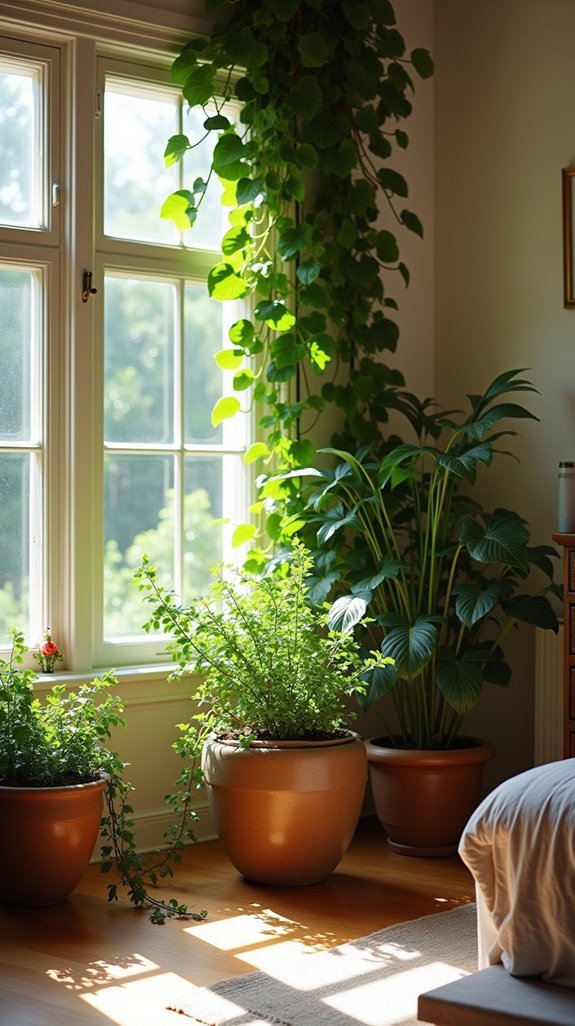 vibrant greenery calming oasis