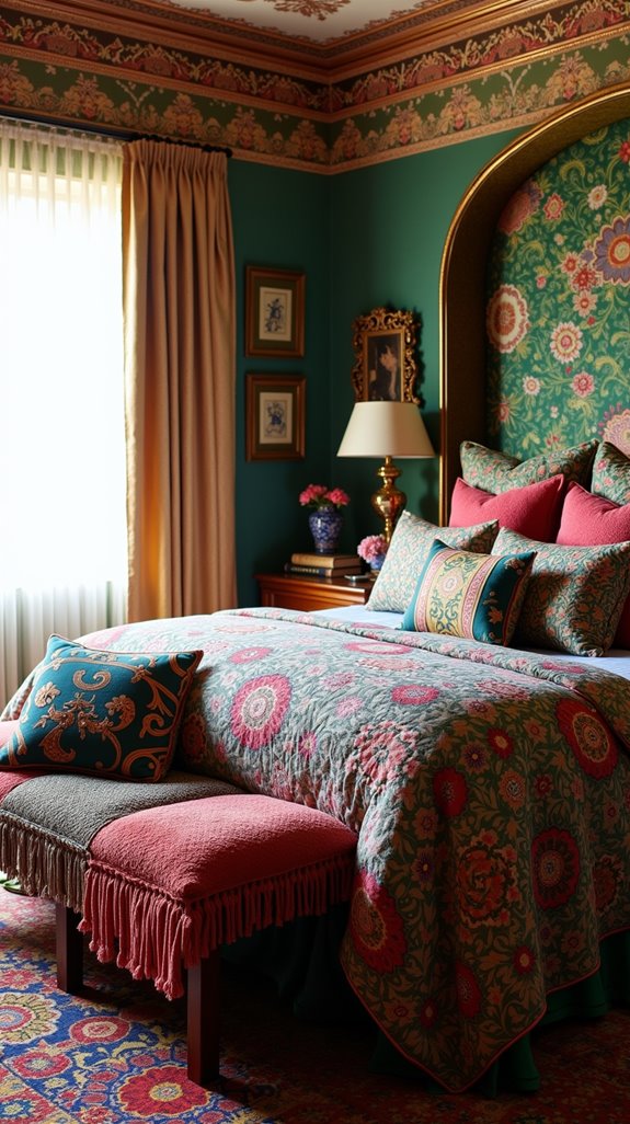 vibrant patterned upholstery options