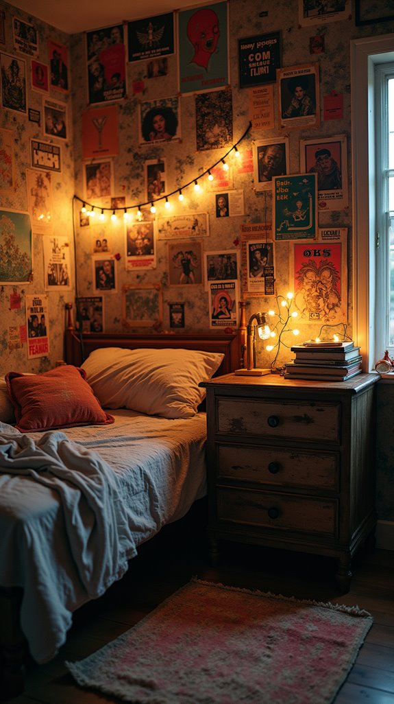 vibrant personal collage display