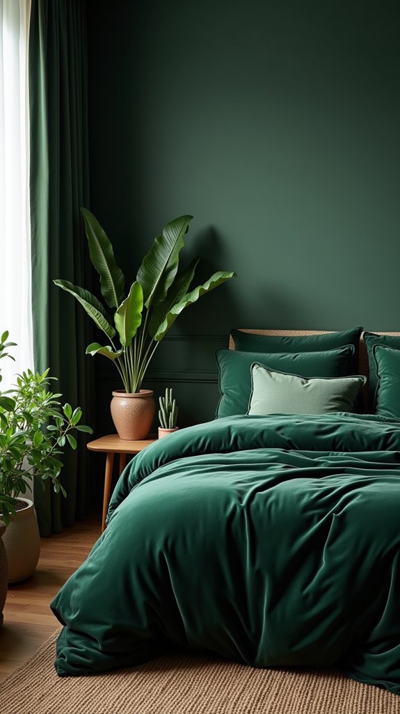 vibrant plants enhance tranquility