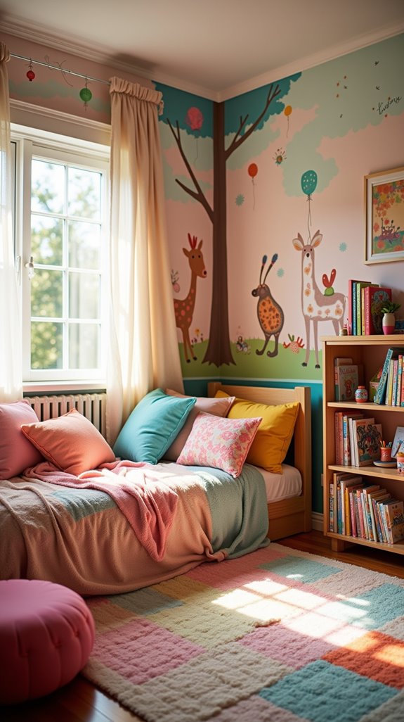 vibrant toddler bedroom design