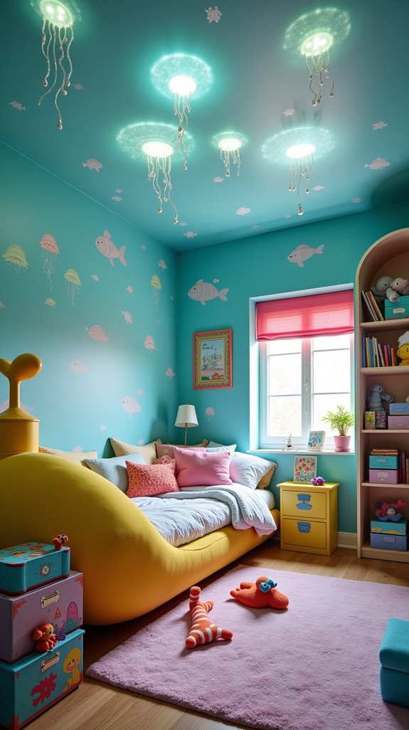 vibrant underwater adventure decor