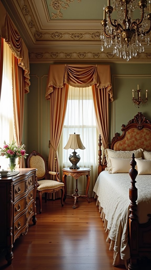 victorian elegant ceiling details