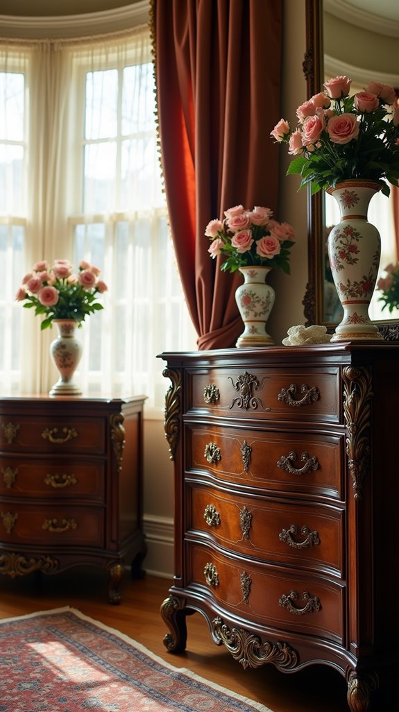 victorian tall elegant dressers