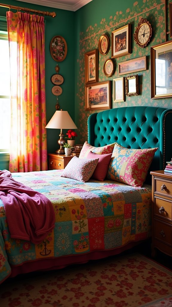 vintage charm enhances bedrooms