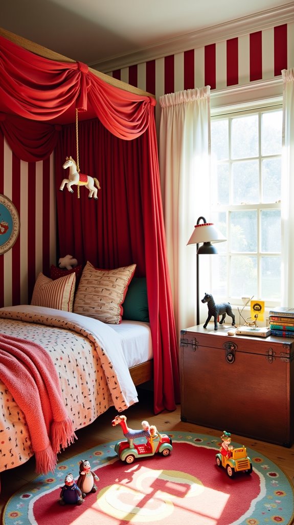 vintage circus bedroom wonder