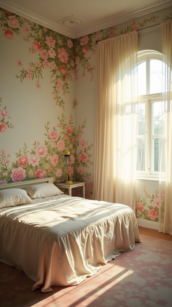 vintage floral bedroom sanctuary
