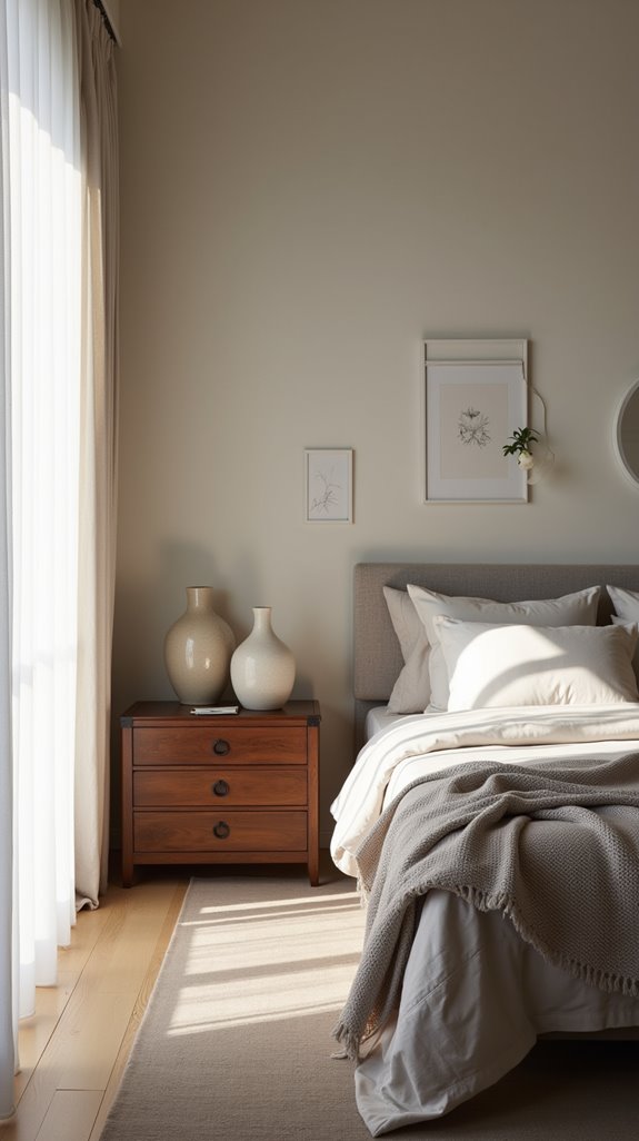 vintage modern bedroom harmony