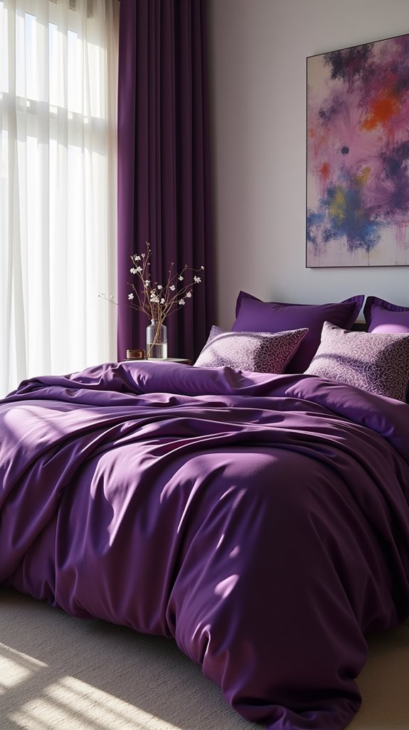 violet linens for tranquility