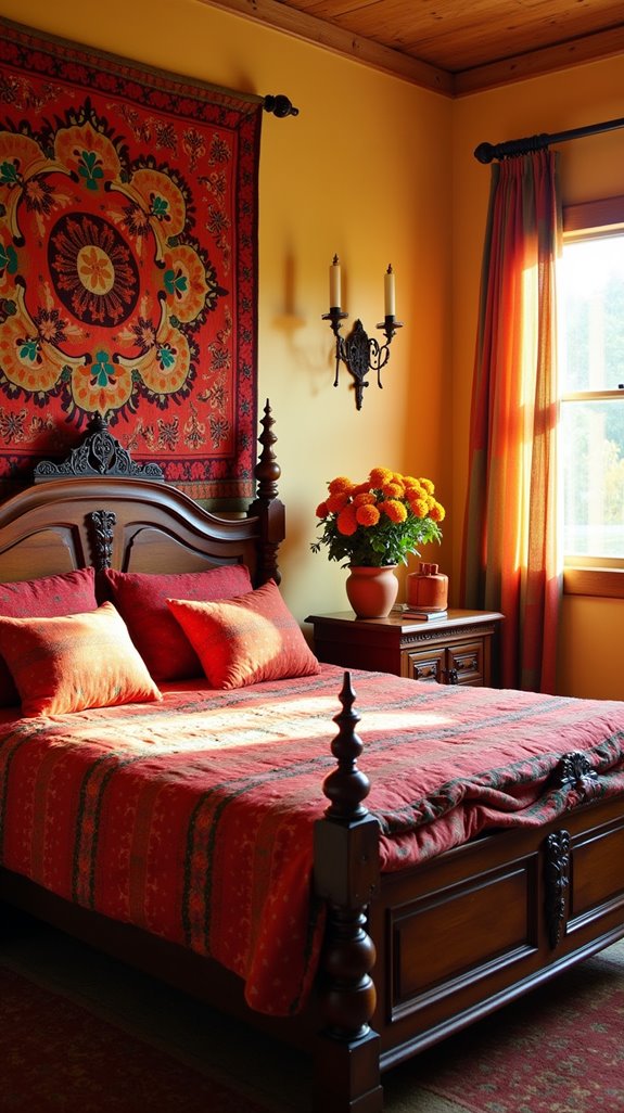 vivid colors intricate patterns