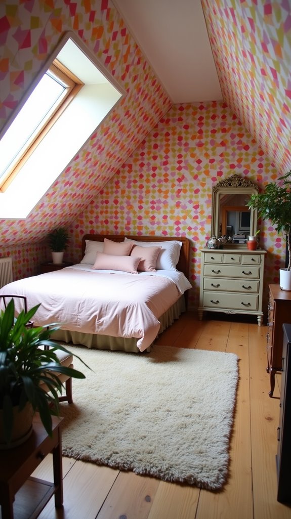 wallpaper for attic charm