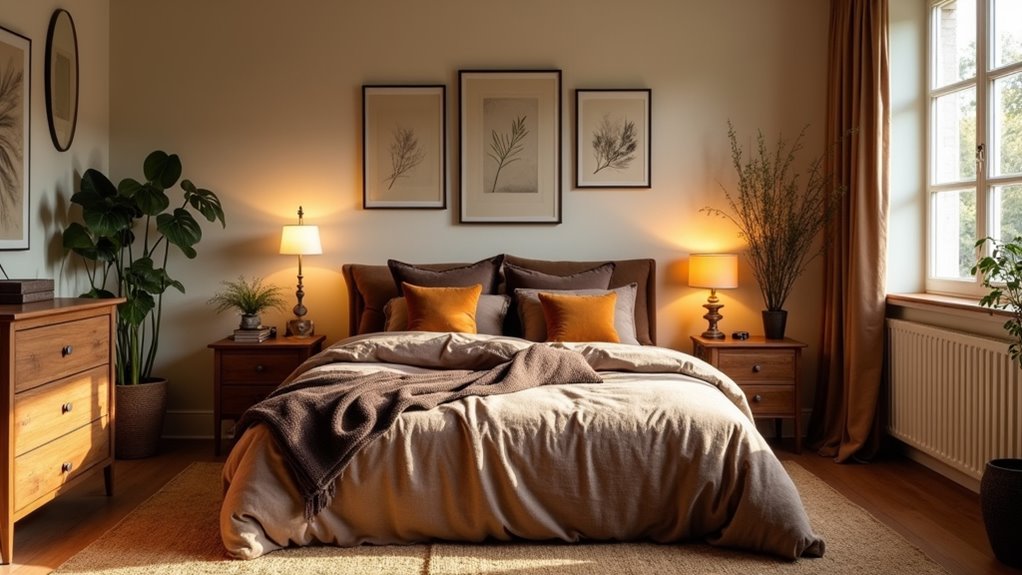warm and inviting brown bedrooms