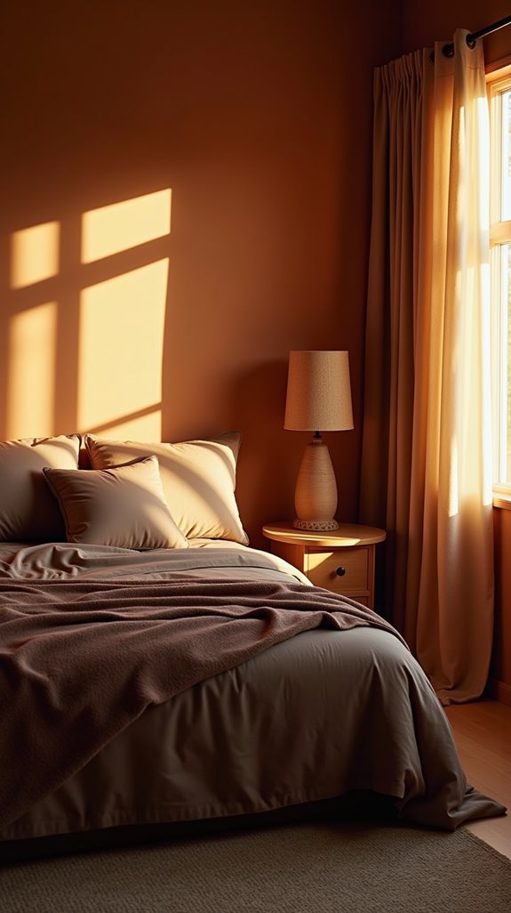 warm cozy bedroom retreat