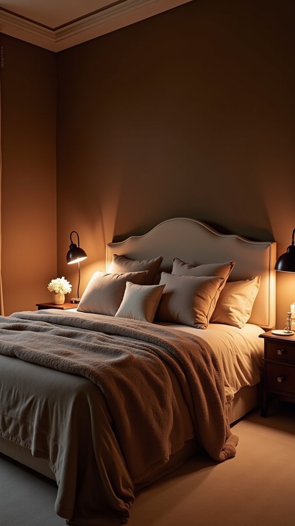 warm earthy bedroom retreat