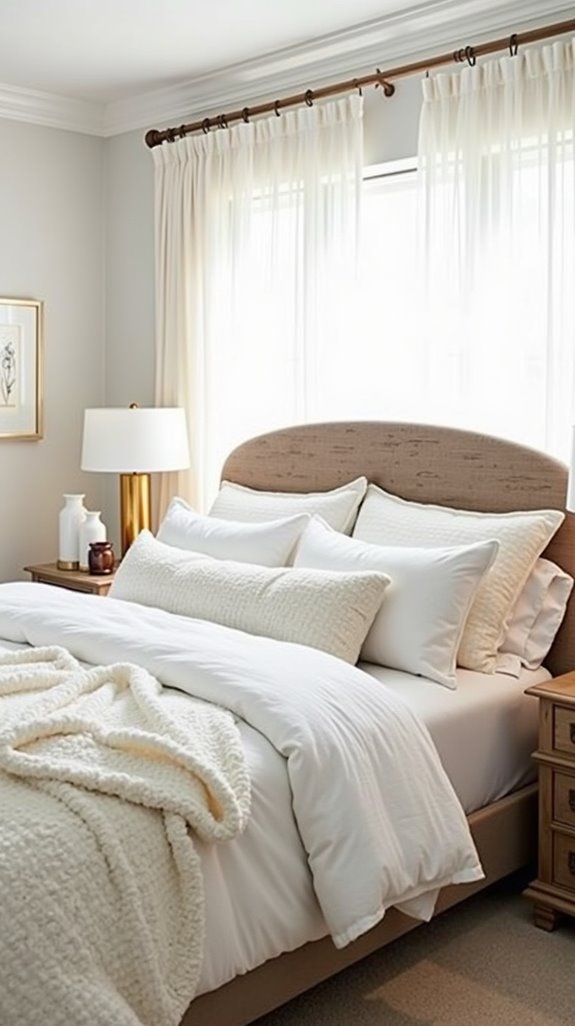 warm metallics enhance decor