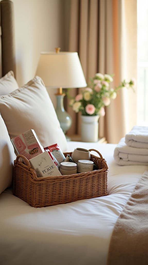 welcoming hospitality gift basket