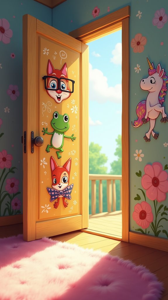 whimsical characters brighten spaces