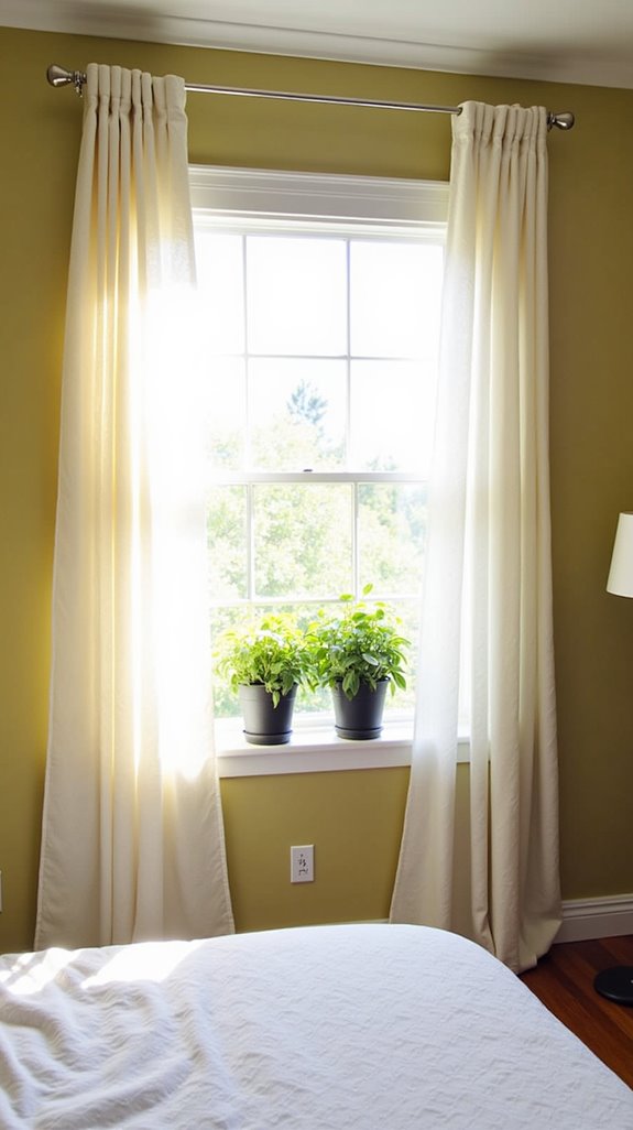 window treatments enhance ambiance
