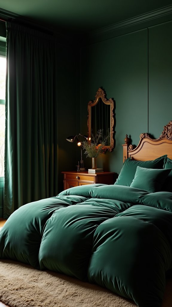 wooden accents enhance decor