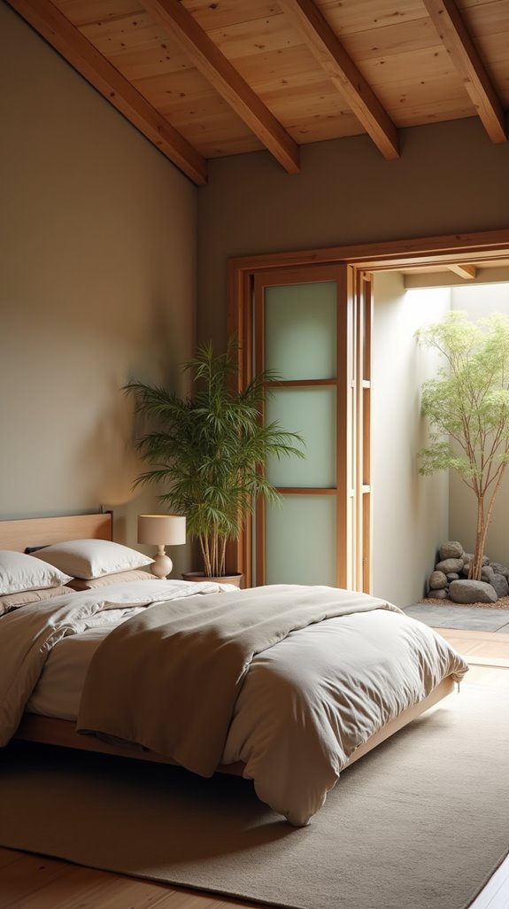 zen inspired tranquil bedroom escape
